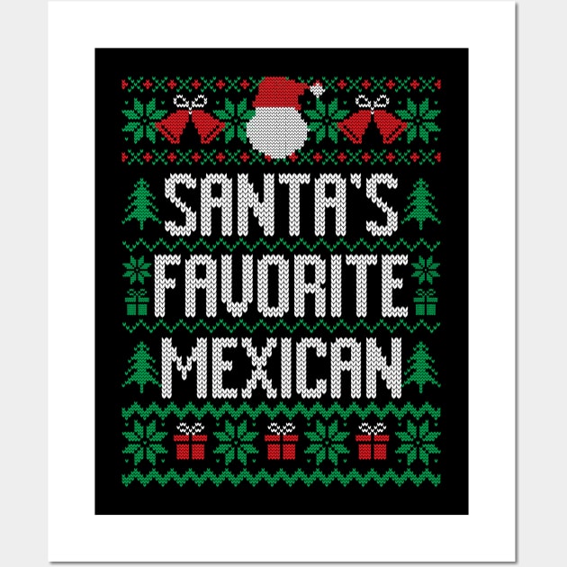 Santa's Favorite Mexican Wall Art by Saulene